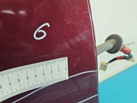 Drzwi tył prawe Toyota Carina E sedan 4d bordowy 3L3