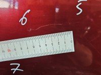 Drzwi tył lewe Mazda CX-9 HB 5d bordowy 32v