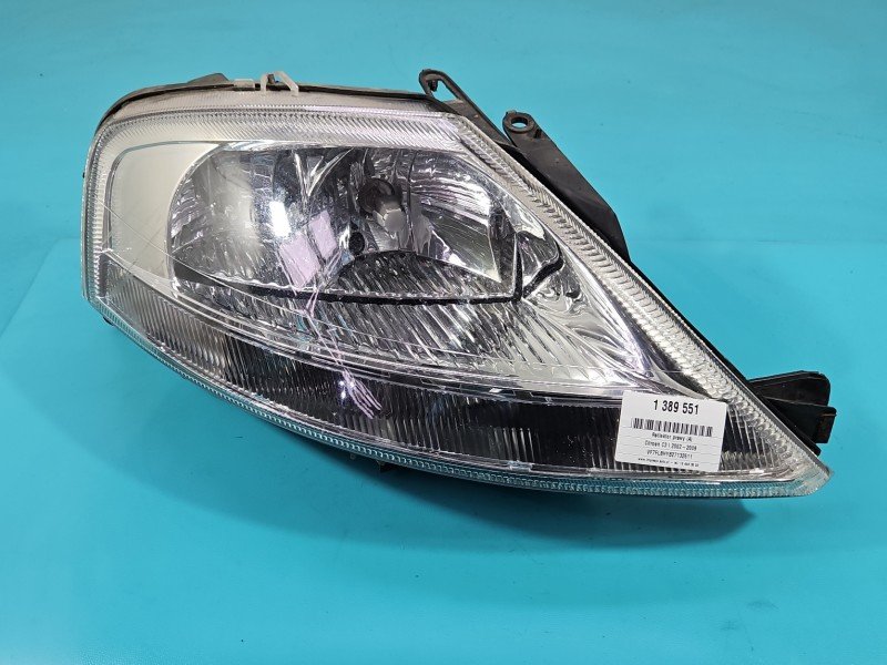 Reflektor prawy lampa przód Citroen C3 I EUROPA