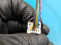 Lusterko prawe Nissan Pulsar elektryczny, Europejska, Kod lakieru: K51g, 7pin nie działa kierunkowskaz, pęknięcie na...
