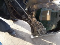 Drzwi tył lewe Vw Tiguan I 07- HB 5d czarny lc9x