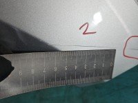 Błotnik przód prawy Mitsubishi Colt Z30 VI 04- srebrny 21H