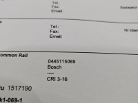 Wtryskiwacz Mercedes Vito W639 0445115069 2.2 cdi