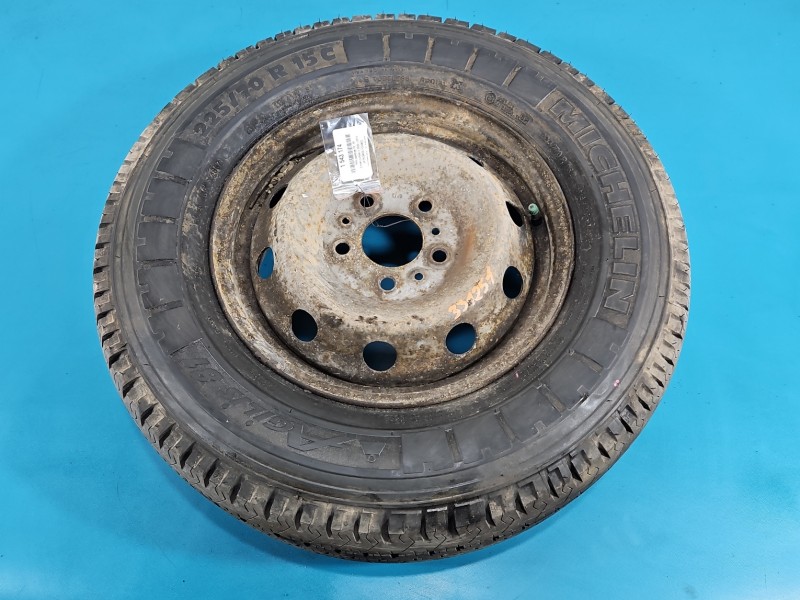 Koło zapasowe 15" dojazdowe dojazdówka Citroen Jumper II 06-14 Rozstaw śrub: 5x118, Michelin, IMPRK1543174, 225/70 R15C...