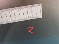 Drzwi tył prawe Lexus IS III 14-25 sedan 4d szary 1J7