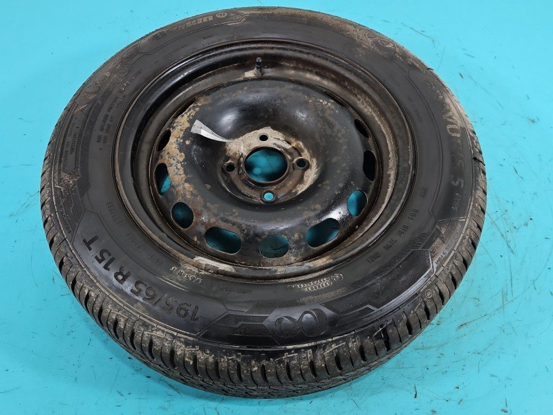 Koło zapasowe 15" dojazdowe dojazdówka Peugeot Partner II Rozstaw śrub: 4x108, Marka: Barum, 195 mm, Profil opony: 65, 6,5J... Koło zapasowe 15" dojazdowe dojazdówka Peugeot Partner II Rozstaw śrub: 4x108, Marka: Barum, 195 mm, Profil opony: 65, 6,5J...