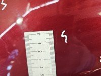 Błotnik przód lewy Mitsubishi Space star bordowy