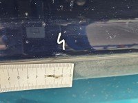 Drzwi tył lewe Ford Fusion HB 5d granatowy JU2