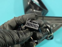 Lusterko lewe AUDI A4 B8 elektryczny, Europejska, Kod lakieru: LZ9Y, 6+2pin europa