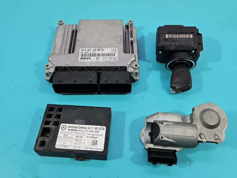Komputer Sterownik silnika A6471530379, 0281011013 Mercedes W211 2.7 cdi