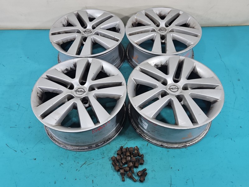 4X alufelgi felgi 16" komplet Opel Astra III H R16