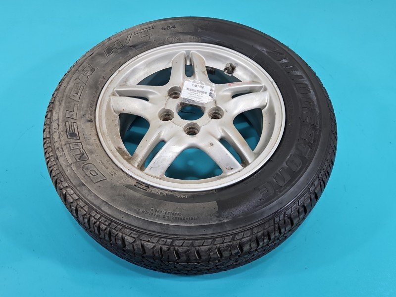 Koło zapasowe 15" dojazdowe dojazdówka Honda CR-V I Rozstaw śrub: 5x115, Bridgestone, 205 mm, Profil opony: 70, R15 205/70... Koło zapasowe 15" dojazdowe dojazdówka Honda CR-V I Rozstaw śrub: 5x115, Bridgestone, 205 mm, Profil opony: 70, R15 205/70...