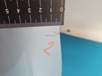 Maska przednia MERCEDES W176 POLAR SILVER - METALLIC PAINT (761U)