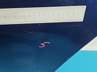 Drzwi tył lewe Toyota Avensis II T25 sedan 4d granatowy 8P4