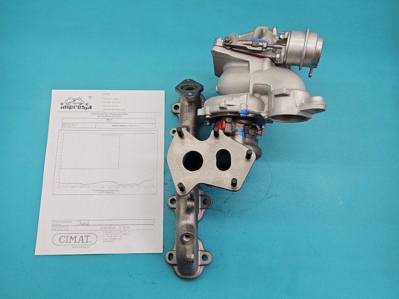 Turbosprężarka Regenerowana Renault Trafic III 821943-2, GT1236Z, SJS01285R 1.6 dci 120KM