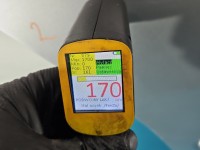 Drzwi tył prawe Mercedes W211 sedan 4d srebrny 744