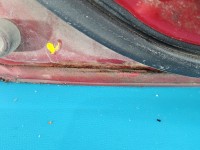 Drzwi tył lewe Toyota Corolla E11 HB 5d bordowy 3N8