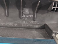 Tapicerka klapy tył boczek bagażnika tylnej Cupra Formentor 5FF867707, 5FF867704, 5FF867703