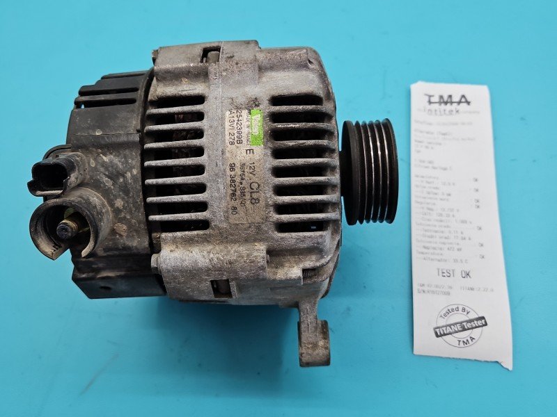 TEST Alternator Citroen Berlingo I 9638276280, 2542399B 1.6 16V