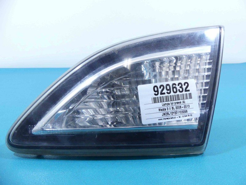 Lampa tył prawa MAZDA 3 II BL 08-13 sedan