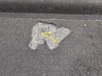 Półka tylna tył bagażnika Skoda Octavia III