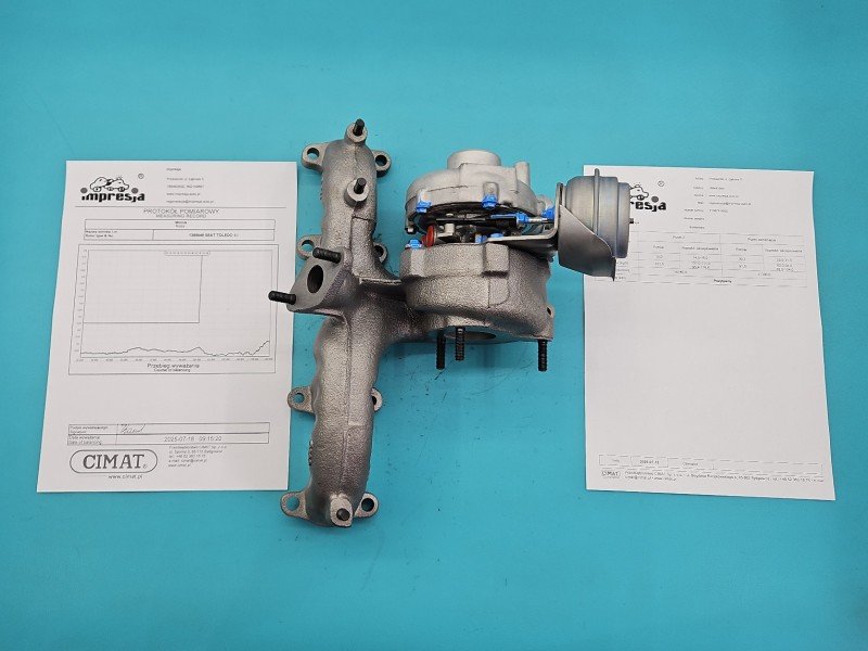 Turbosprężarka Regenerowana Seat Toledo II Leon I 713672-2, GT1749V, GA3 038253019C 1.9 tdi 90KM