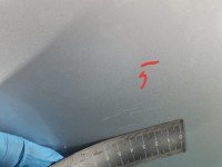 Drzwi tył lewe Toyota Corolla E12 sedan 4d srebrny 199
