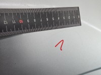 Błotnik przód prawy Ford Focus Mk1 srebrny 08