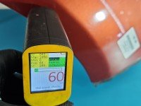 Błotnik przód prawy Dacia Sandero I 08-12 bordowy TEB76