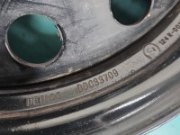 Felga stalowa 15" Vw Golf VII Szerokość felgi: 6.0", Rozstaw śrub: 5x112, Odsadzenie (ET): 43, Volkswagen, czarny, Kod...