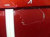 DRZWI PRZÓD LEWE KIEROWCY Chevrolet Aveo T250 3d czerwony 06U