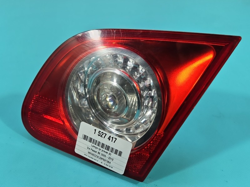 Lampa tył prawa Volkswagen, Z KLAPY SEDAN Vw Passat B6 sedan