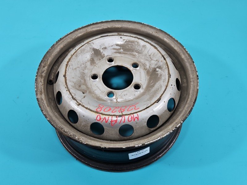 Felga stalowa 16" Opel Movano III Szerokość felgi: 6.5", Rozstaw śrub: 5x130, Odsadzenie (ET): 66, Producent felg: OPEL, R16... Felga stalowa 16" Opel Movano III Szerokość felgi: 6.5", Rozstaw śrub: 5x130, Odsadzenie (ET): 66, Producent felg: OPEL, R16...