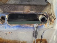 Klapa tył Vw Transporter T4 HB 5d granatowy