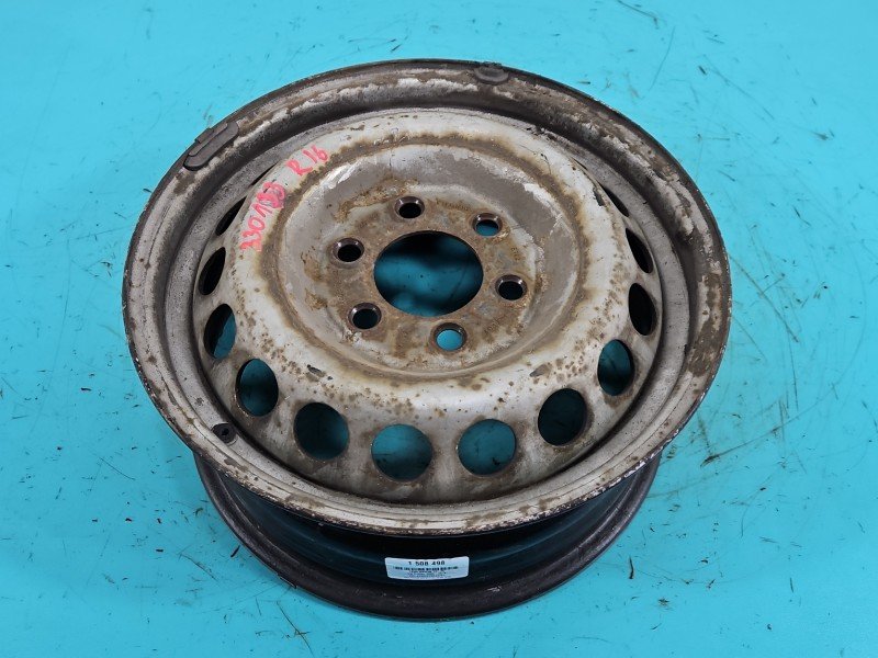 Felga stalowa 16" Vw Crafter 06- Szerokość felgi: 6.5", Rozstaw śrub: 6x130, Volkswagen, 6,5jx16 et 62 6x130