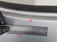 Drzwi tył prawe Toyota Aygo II 14-22 HB 5d srebrny 1E7/FB21
