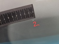 Drzwi tył lewe Mercedes W211 sedan 4d srebrny 744