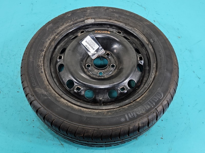 Koło zapasowe 15" dojazdowe dojazdówka Skoda Fabia II Rozstaw śrub: 5x100, Continental, 195 mm, Profil opony: 55, Rok...