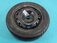 Koło zapasowe 15" dojazdowe dojazdówka Skoda Fabia II Rozstaw śrub: 5x100, Continental, 195 mm, Profil opony: 55, Rok...