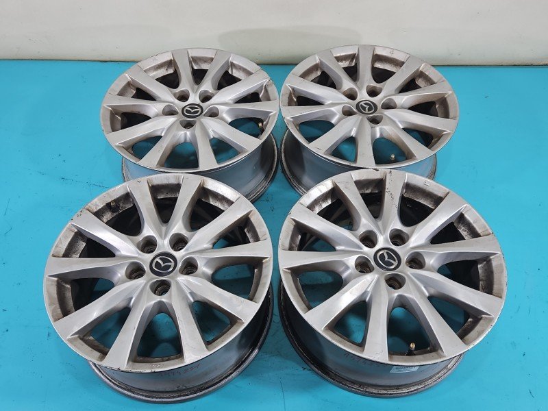 alufelgi felgi 17" komplet Mazda 6 III GJ R17 Szerokość felgi: 7.5", 5x114.3, Odsadzenie (ET): 50, Producent felg: Mazda,...