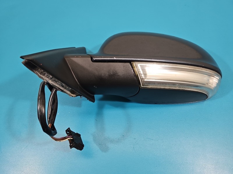 Lusterko lewe pin Vw Passat B5 kombi 5d kolor LC5F niebieskoszary europa