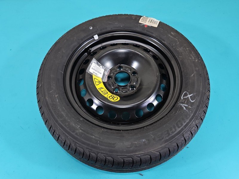 Koło zapasowe 16" dojazdowe dojazdówka Ford Mondeo Mk5 Rozstaw śrub: 5x108, Bridgestone, 215 mm, Profil opony: 60,... Koło zapasowe 16" dojazdowe dojazdówka Ford Mondeo Mk5 Rozstaw śrub: 5x108, Bridgestone, 215 mm, Profil opony: 60,...