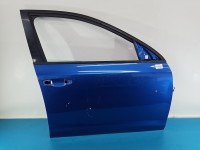 DRZWI PRZÓD PRAWE PASAŻERA Skoda Octavia III 5d niebieski LF5W/8X8X