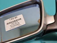 Lusterko lewe pin Audi A4 B5 sedan 4d kolor srebrny europa