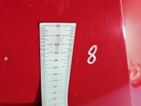 Maska przednia Audi A4 B7 czerwony LY3J