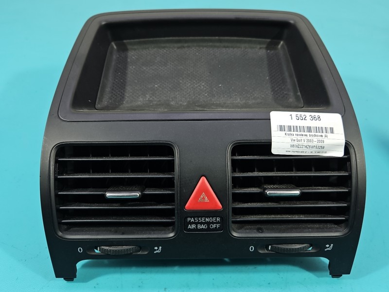 Kratka nawiewu środkowa Vw Golf V 1K0819743B EUROPA