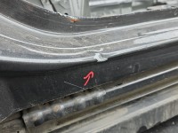Próg prawy SŁUPEK ŚRODKOWY B Ford Transit Connect II MK2 12-22 HB 5d grafitowy VD