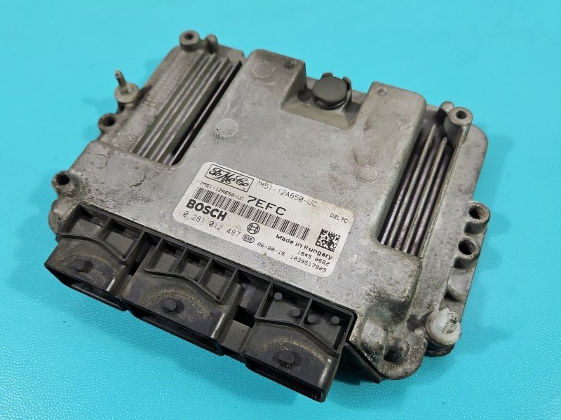 Komputer Sterownik silnika 0281012487, 7M51-12A650-UC Ford Focus Mk2 1.6 tdci