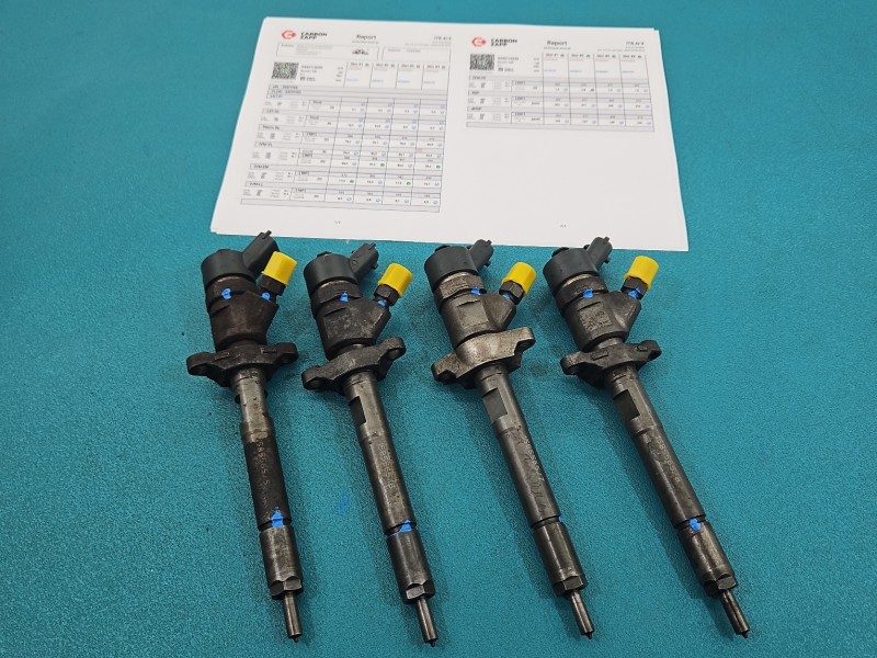 TESTOWANY Wtryskiwacz komplet Ford Focus Mk2 1.6 tdci 0445110239