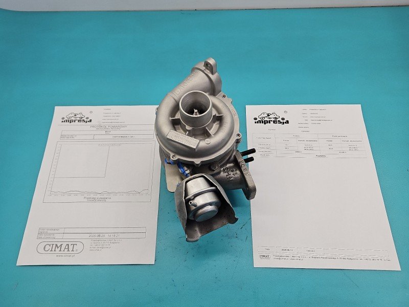 Turbosprężarka Regenerowana Mazda 3 I BK 753420-4, IIR00352F, 9657571880 1.6 citd 109KM
